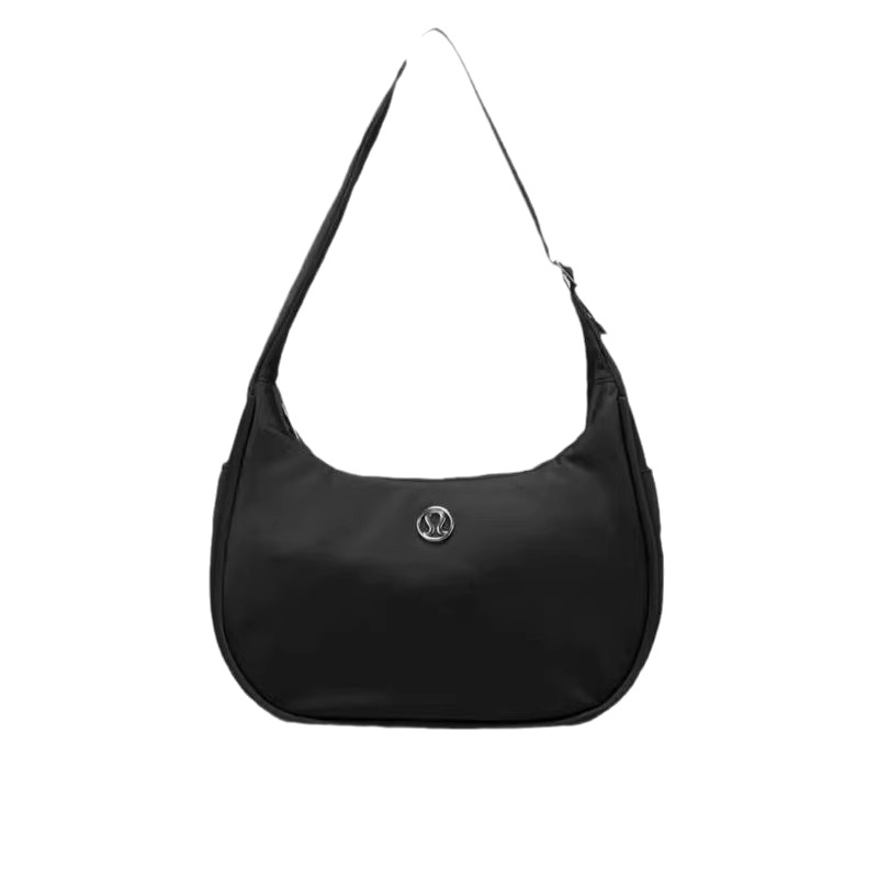 Urban nylon Lulu torba preko ramena, dumpling oblik, torba ispod pazuha, s jednim remenom, zatvaranje na zip, podstava od poliestera, velika zapremina, za svakodnevnu uporabu