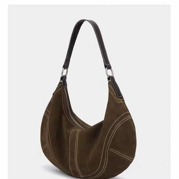 Ženska crossbody torba u obliku dumplinga od poliester materijala, zatvarač, unutarnji džep s zatvaračem i džep za mobitel