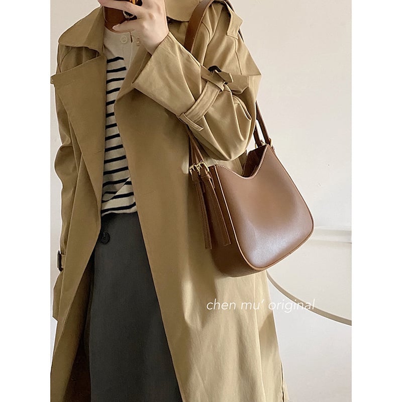 Mu Bufan Sedlovna torba preko ramena – PU koža, zatvarač, bez podstavke, jedinstveni remen, trodimenzionalni vanjski dizajn