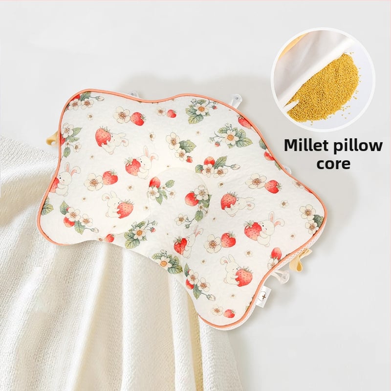 Бебешка възглавничка с форма на морска звезда, ядро от паметна пяна, калъф от химическо влакно, персонализиране; височина под 5 см; тегло до 0,5 кг; подходяща за бебета.