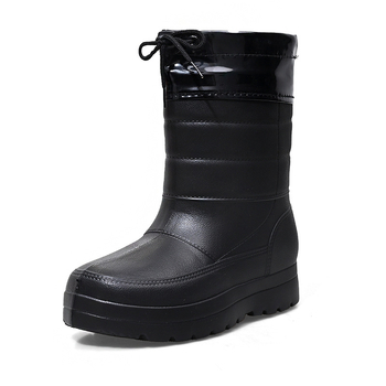 Ghete de zăpadă unisex, căptușite cu fleece, partea superioară din EVA și talpa EVA, impermeabile și ușoare