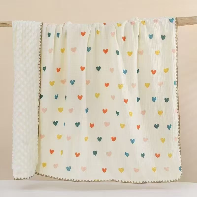 Little stupid cow Detská deka z 100% bavlny s bavlnenou výplňou, priedušná a teplá na jar a jeseň, vhodná pre bábätká do 6 mesiacov, možnosť prispôsobenia.