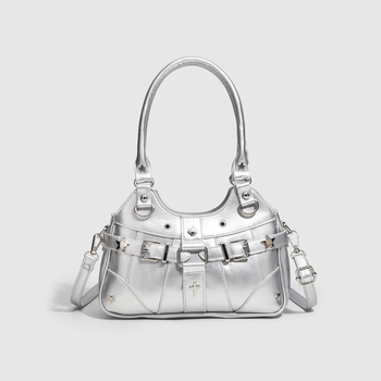 HENGJINGYX PU Prozirna crossbody torba za žene, svakodnevna upotreba, jesen 2023