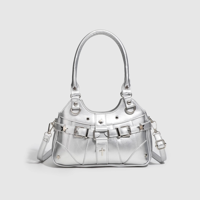 HENGJINGYX PU Prozirna crossbody torba za žene, svakodnevna upotreba, jesen 2023