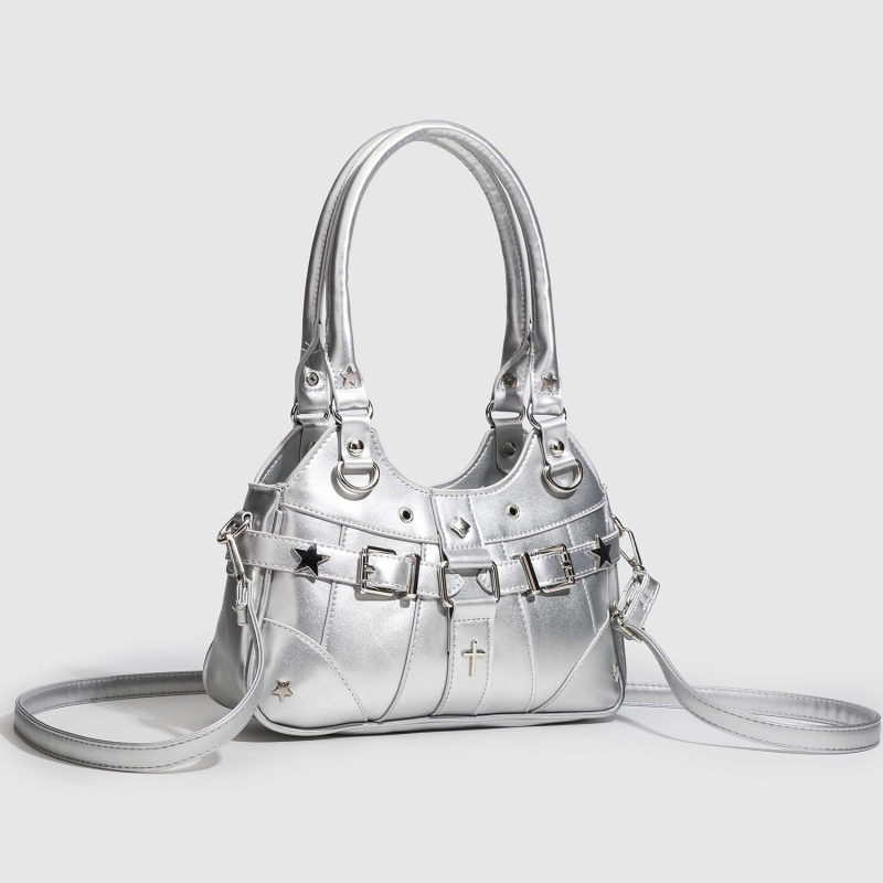HENGJINGYX PU Prozirna crossbody torba za žene, svakodnevna upotreba, jesen 2023
