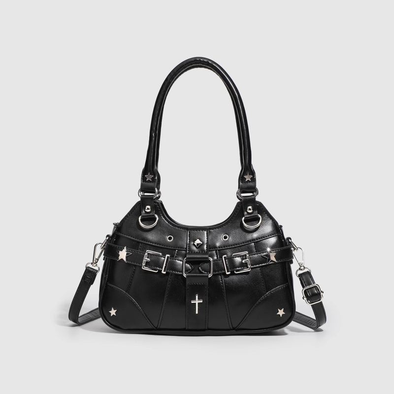 HENGJINGYX PU Prozirna crossbody torba za žene, svakodnevna upotreba, jesen 2023