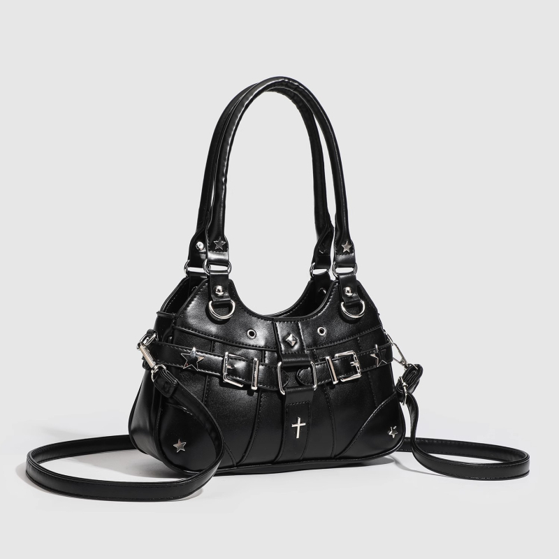 HENGJINGYX PU Prozirna crossbody torba za žene, svakodnevna upotreba, jesen 2023