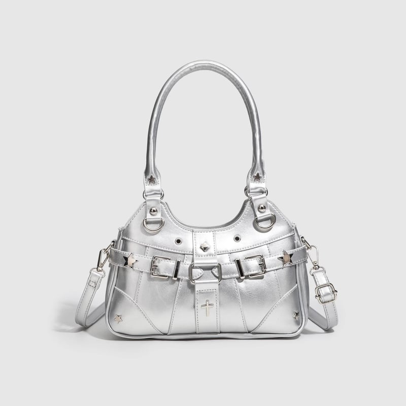 HENGJINGYX PU Prozirna crossbody torba za žene, svakodnevna upotreba, jesen 2023