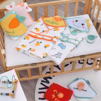 Baba ölelős takaró - 95% tiszta pamut, töltet tiszta pamut, minden évszak, újszülötteknek, minták: állatok, rajzok, betűk, virágok