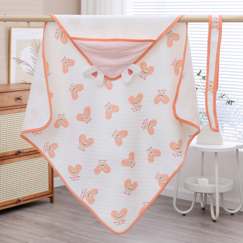 Baba ölelős takaró - 95% tiszta pamut, töltet tiszta pamut, minden évszak, újszülötteknek, minták: állatok, rajzok, betűk, virágok