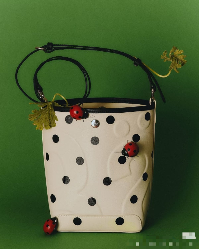 Geantă Ra tip găleată, din fibră super, închidere magnetică, toamnă 2025