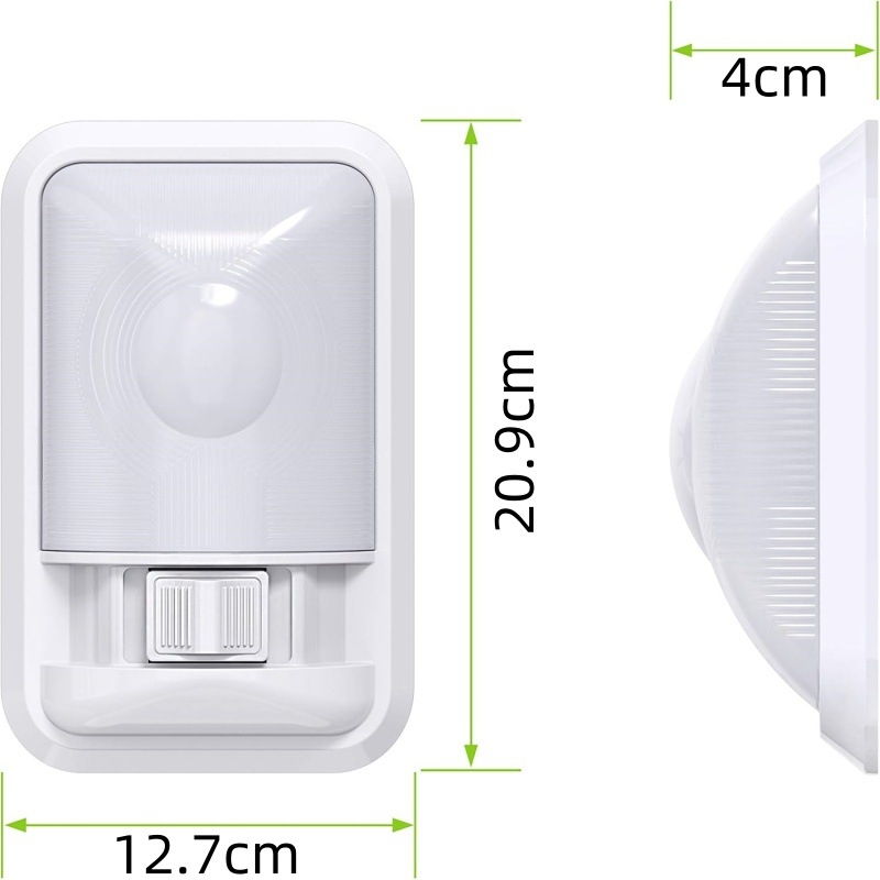 RV belső olvasólámpa, ultrafényes, 48 LED, alumíniumötvözet + akril, 12V DC, 10W, olvasólámpa, felszerelés plafonra/ajtóra/tárolórekeszbe