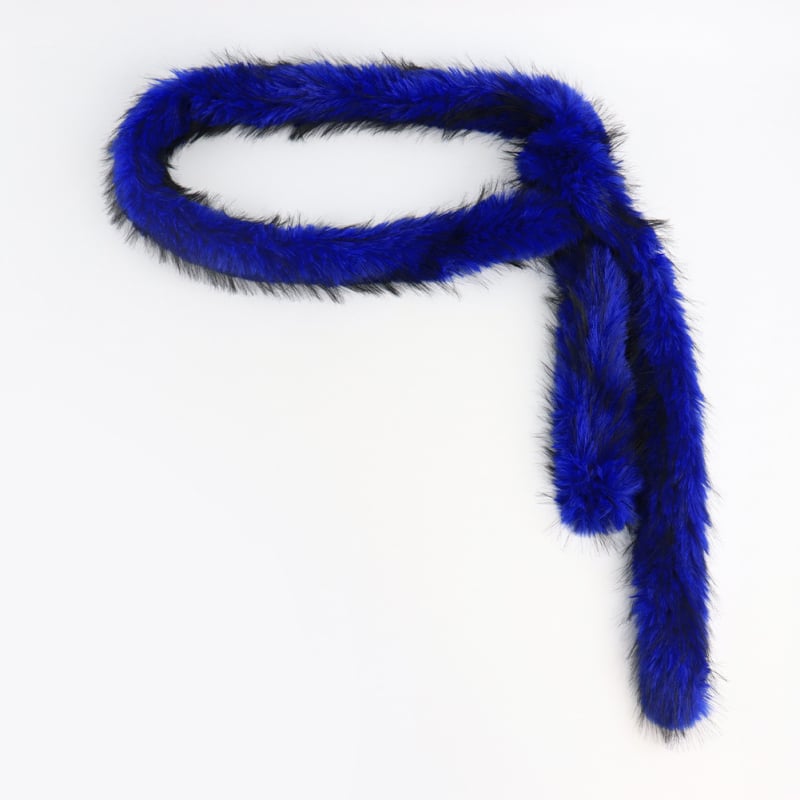 Плюшен колан за талия с дълга верига — материал: имитиран косъм; козина: изкуствена лисица; марка: Junpeng; еднокръгов колан; подходящ за всички сезони