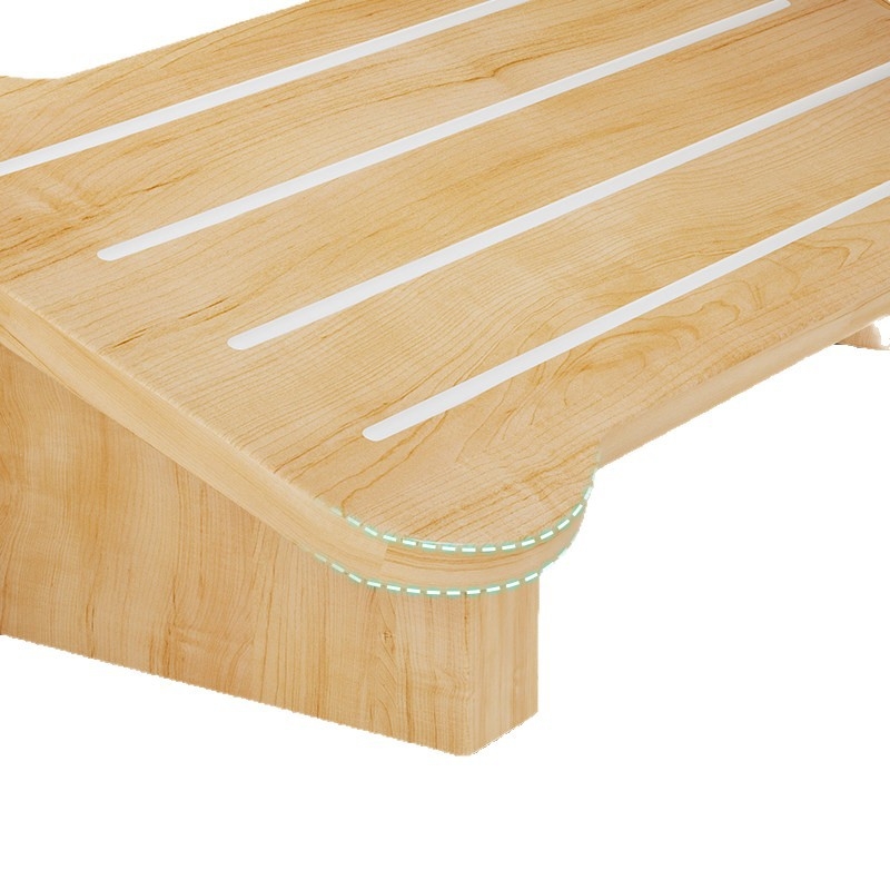 Fából készült lábtámasz az asztal alatt — modern minimalist stílus, többsfunkciós, beltéri használatra