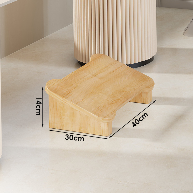 Fából készült lábtámasz az asztal alatt — modern minimalist stílus, többsfunkciós, beltéri használatra