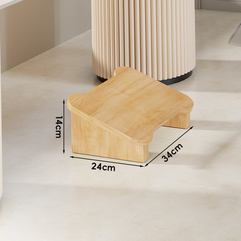 Fából készült lábtámasz az asztal alatt — modern minimalist stílus, többsfunkciós, beltéri használatra