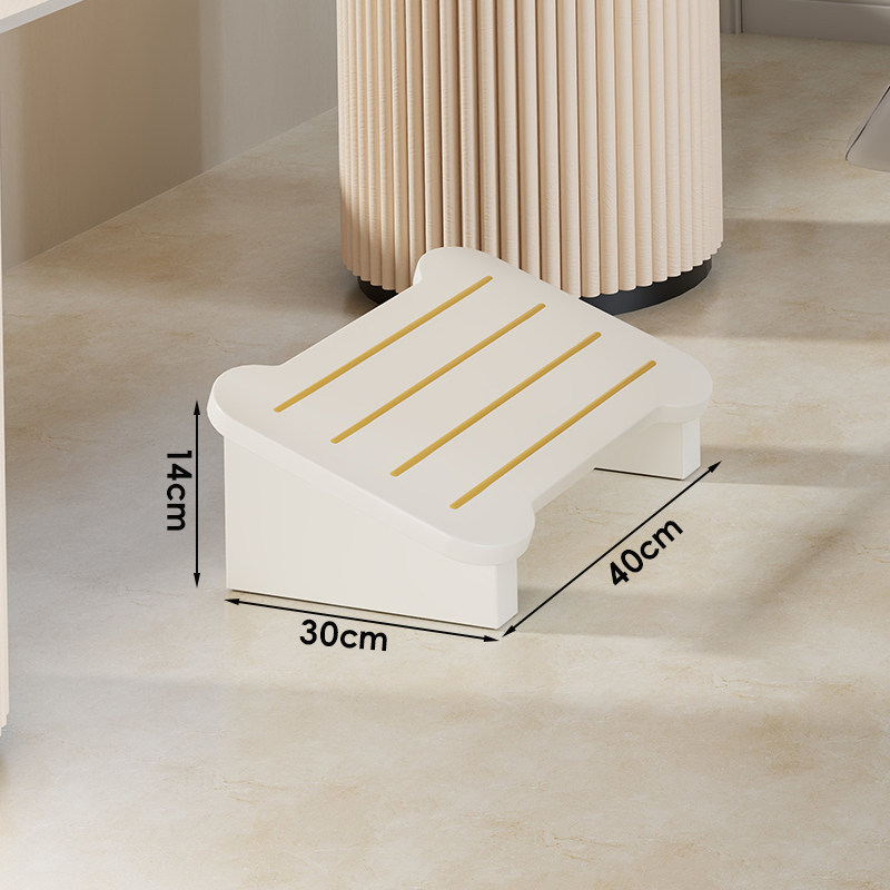 Fából készült lábtámasz az asztal alatt — modern minimalist stílus, többsfunkciós, beltéri használatra