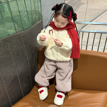 Παιδικό φούτερ με κουκούλα, κορεατικό στυλ (unisex; εξωτερικό πολυεστερικό ύφασμα; βαμβακερή επένδυση)