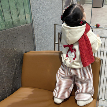 Παιδικό φούτερ με κουκούλα, κορεατικό στυλ (unisex; εξωτερικό πολυεστερικό ύφασμα; βαμβακερή επένδυση)