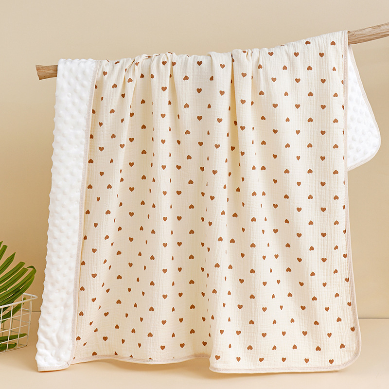 Novorodenecká deka s polyesterovým výplňom, gáza látka, hmotnosť pod 1 jin, pre novorodencov, cartoon štýl