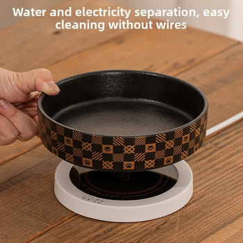 Keramička zdjela za vodu mačke s regulacijom temperature i ugrađenim grijanjem, automatisirani sustav hranjenja