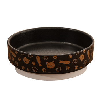 Keramička zdjela za vodu mačke s regulacijom temperature i ugrađenim grijanjem, automatisirani sustav hranjenja