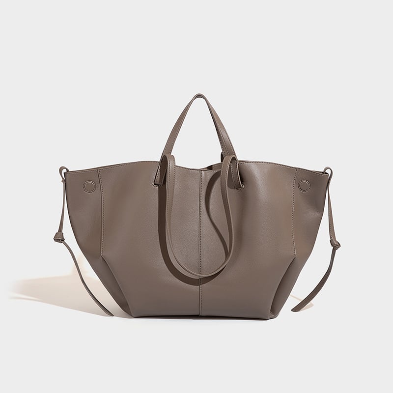 Tote táska, PU anyag, horizontális négyzet alakú, mágneszár, 2025 tavasz