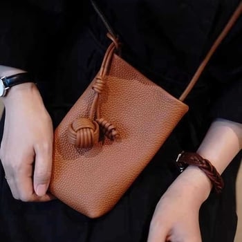 Torba za mobitel, PU materijal, magnetsko zatvaranje, uspravni kvadratni oblik, unutarnji džep za telefon, ulični stil