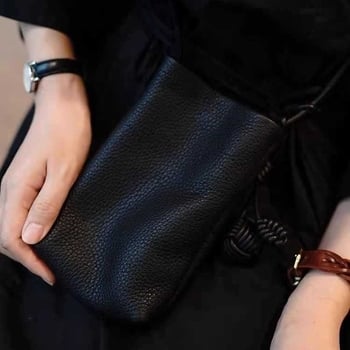 Torba za mobitel, PU materijal, magnetsko zatvaranje, uspravni kvadratni oblik, unutarnji džep za telefon, ulični stil