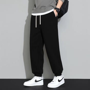 Školske sportske hlače, slobodan kroj, do gležnja, četiri sezone, pamuk