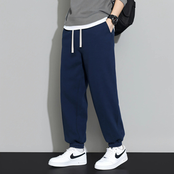 Školske sportske hlače, slobodan kroj, do gležnja, četiri sezone, pamuk