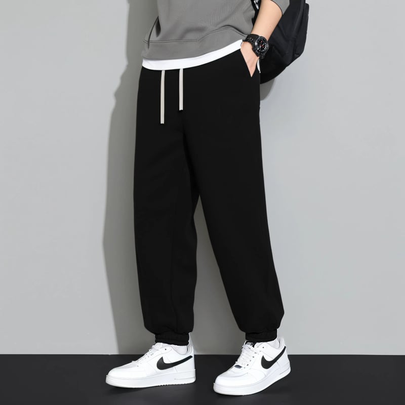 Školske sportske hlače, slobodan kroj, do gležnja, četiri sezone, pamuk