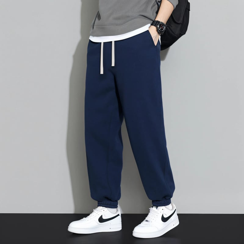 Školske sportske hlače, slobodan kroj, do gležnja, četiri sezone, pamuk