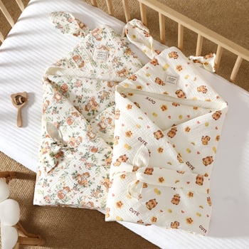 Zavinovačka pre novorodenca – bavlnená gáza, výplň zo hodvábnych vlákien, ľahká a priedušná, jar a jeseň