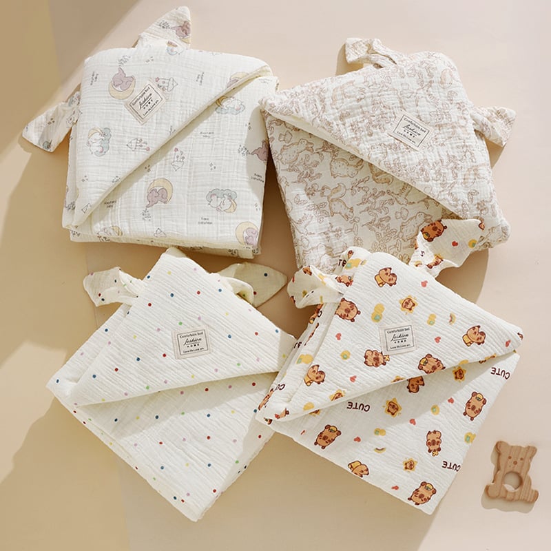 Zavinovačka pre novorodenca – bavlnená gáza, výplň zo hodvábnych vlákien, ľahká a priedušná, jar a jeseň