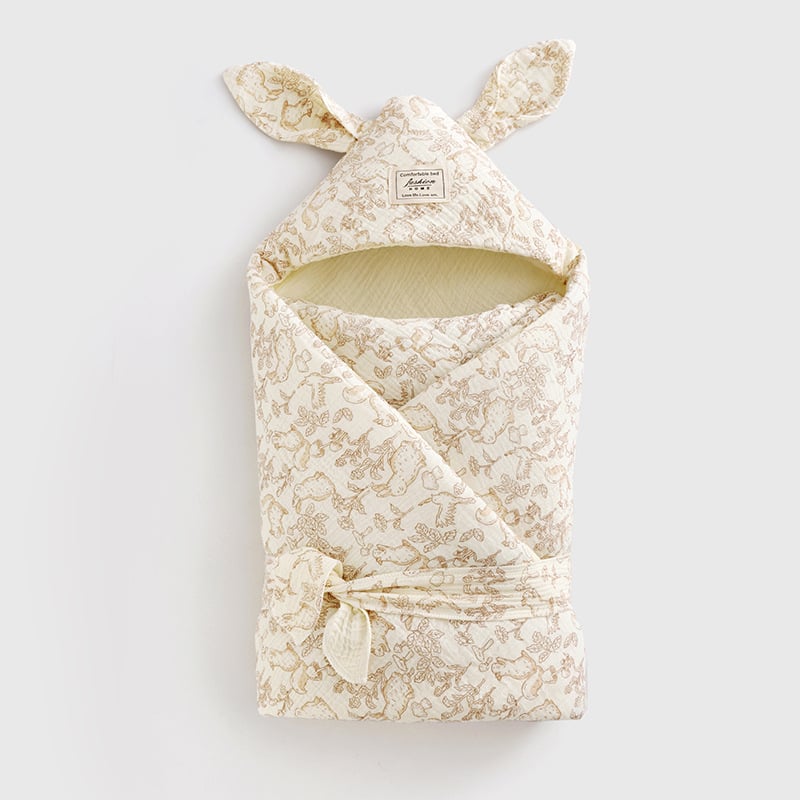 Zavinovačka pre novorodenca – bavlnená gáza, výplň zo hodvábnych vlákien, ľahká a priedušná, jar a jeseň