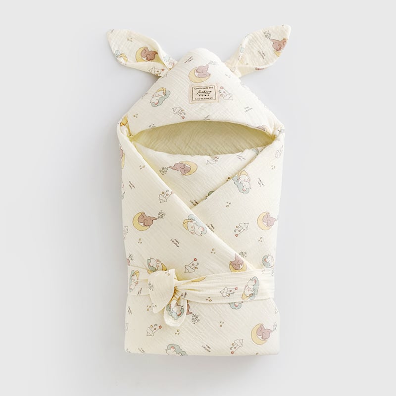 Zavinovačka pre novorodenca – bavlnená gáza, výplň zo hodvábnych vlákien, ľahká a priedušná, jar a jeseň