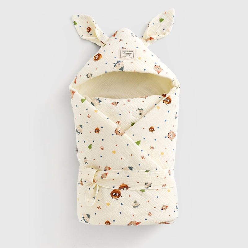 Zavinovačka pre novorodenca – bavlnená gáza, výplň zo hodvábnych vlákien, ľahká a priedušná, jar a jeseň