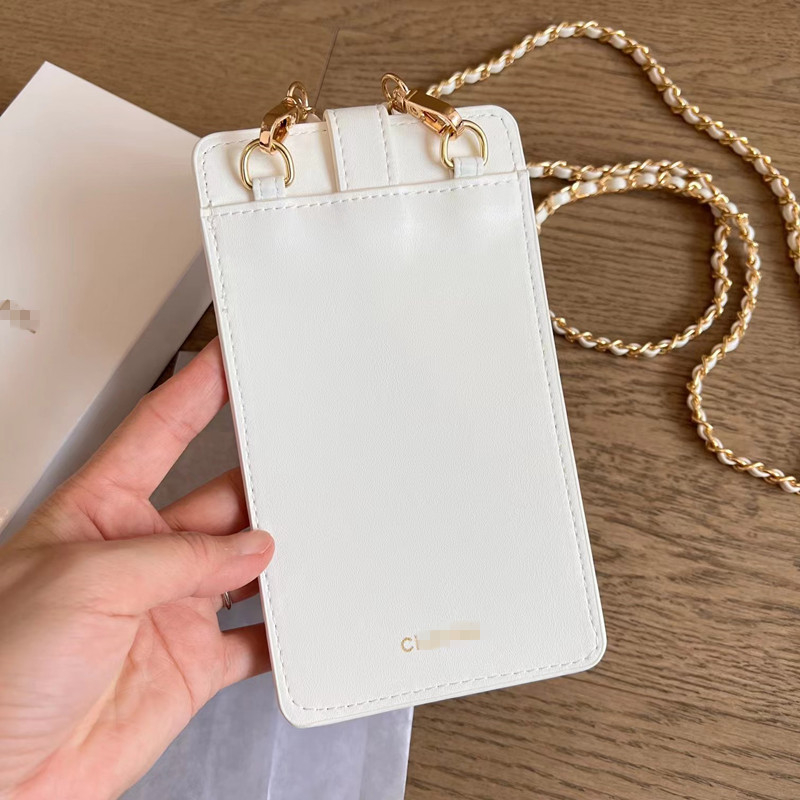 Yu Zhixing torbica za mobitel od PU materijala, magnetno kopčanje, džep za ID, horizontalnog kvadratnog oblika, naramenica s lancem