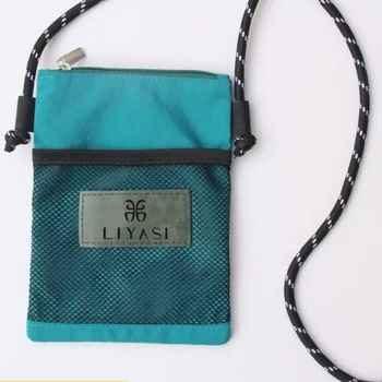 Unisex torbica za telefon s horizontalnim kvadratnim oblikom, zatvaračem, unutarnjim mrežastim pretincem, Oxford tkanina