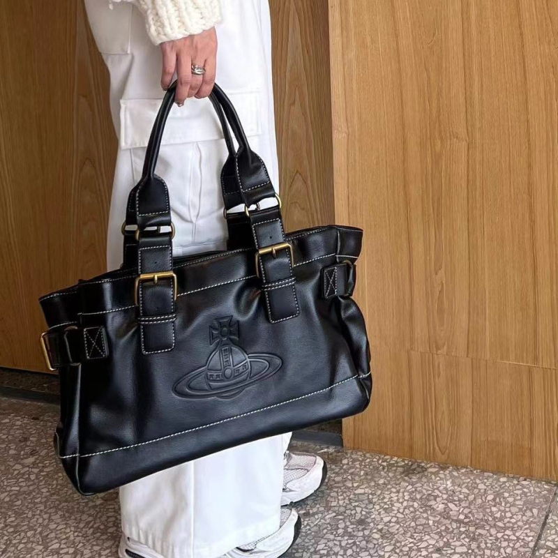 Tote torba s Saturn dizajnom, gradski stil, džep za mobitel i magnetska kopča