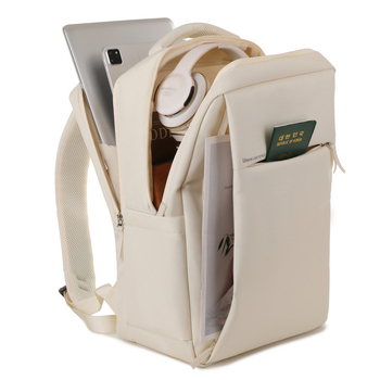 Rucsac pentru laptop din Oxford – construcție rezistentă la uzură, compatibil cu laptop de 16 inch, bretele cu aer, stil urban minimalist