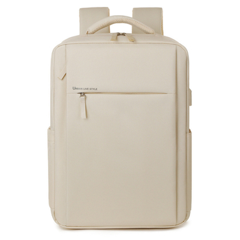 Rucsac pentru laptop din Oxford – construcție rezistentă la uzură, compatibil cu laptop de 16 inch, bretele cu aer, stil urban minimalist