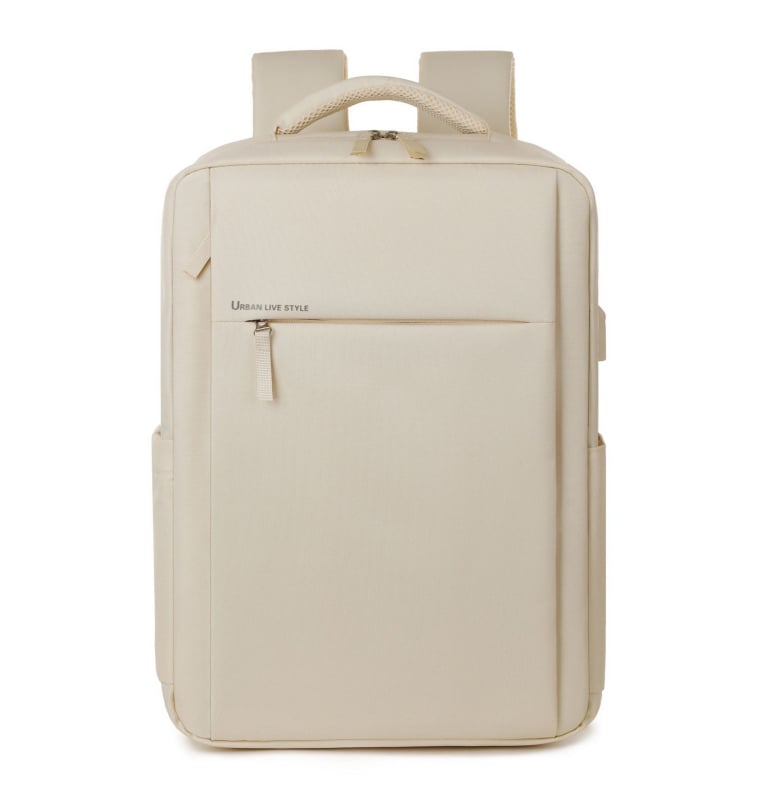 Rucsac pentru laptop din Oxford – construcție rezistentă la uzură, compatibil cu laptop de 16 inch, bretele cu aer, stil urban minimalist