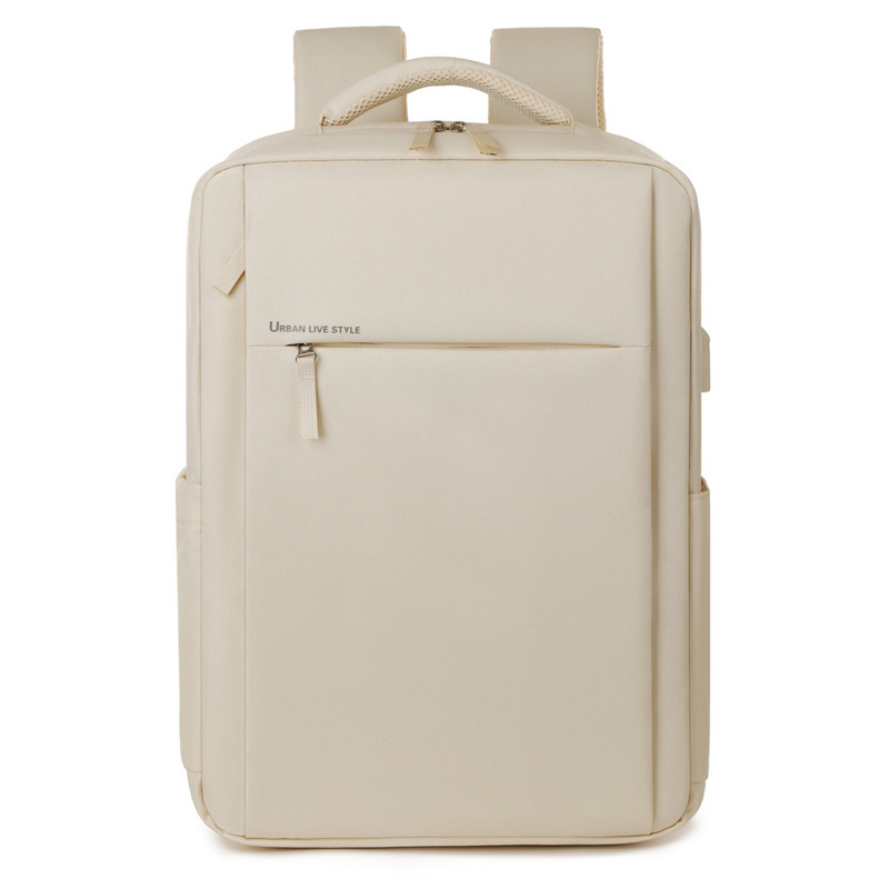 Rucsac pentru laptop din Oxford – construcție rezistentă la uzură, compatibil cu laptop de 16 inch, bretele cu aer, stil urban minimalist