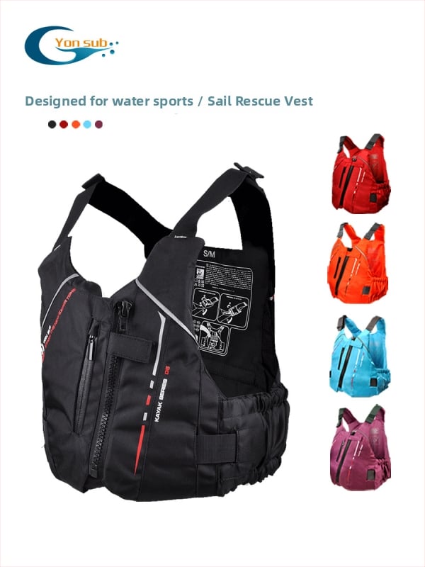 Yon Sub PVC mentőmellény, ujjatlan, tengerre, vitorlázásra, búvárkodásra és úszásra