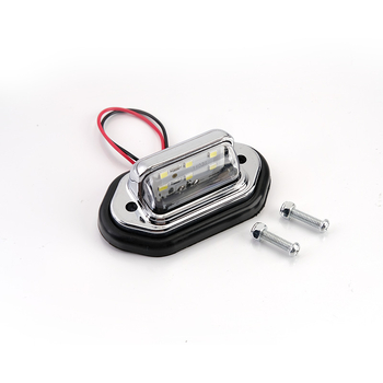 Φωτιστικό LED για πινακίδα κυκλοφορίας – καθολική συμβατότητα, 12–24V, 10W, ζωή 50.000 ωρών, 0,2 A ρεύματος