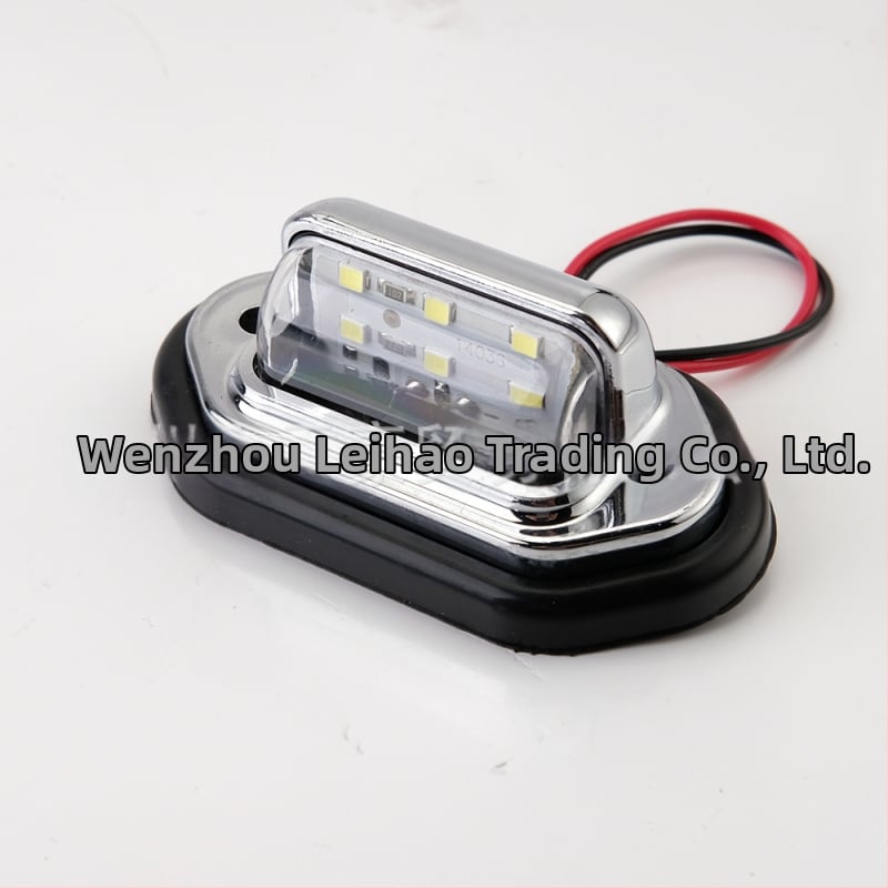 Φωτιστικό LED για πινακίδα κυκλοφορίας – καθολική συμβατότητα, 12–24V, 10W, ζωή 50.000 ωρών, 0,2 A ρεύματος