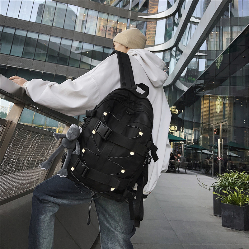 Ranac za skateboard, najlon, kapacitet ispod 20L, prostor za 10-inčni laptop, kaiševi s zračnim jastukom