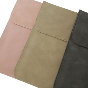 Ruijie husă pentru laptop, material PU, ușoară, subțire, protecție pentru notebook-uri Lenovo/Huawei/Apple, culoare solidă